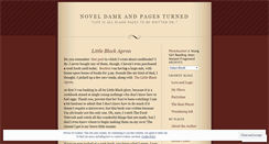 Desktop Screenshot of noveldame.wordpress.com