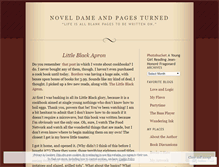 Tablet Screenshot of noveldame.wordpress.com