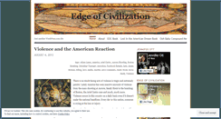 Desktop Screenshot of edgeofcivilization.wordpress.com