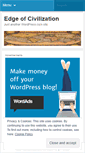 Mobile Screenshot of edgeofcivilization.wordpress.com