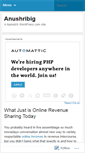 Mobile Screenshot of anushribig.wordpress.com