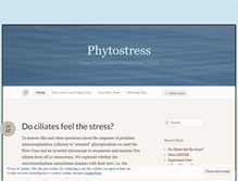 Tablet Screenshot of phytostress.wordpress.com