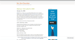 Desktop Screenshot of mshotchocolate.wordpress.com