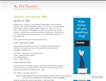 Tablet Screenshot of mshotchocolate.wordpress.com