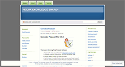 Desktop Screenshot of kilua.wordpress.com