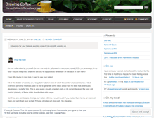 Tablet Screenshot of drawingcoffee.wordpress.com