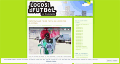 Desktop Screenshot of locosporelfutbolenandalucia.wordpress.com