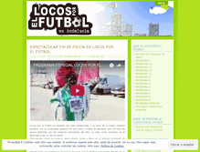 Tablet Screenshot of locosporelfutbolenandalucia.wordpress.com