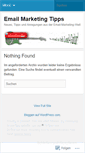Mobile Screenshot of emailmarketingtipps.wordpress.com