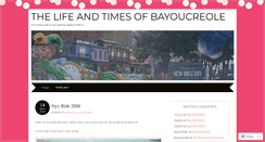 Desktop Screenshot of bayoucreole.wordpress.com