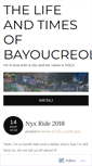 Mobile Screenshot of bayoucreole.wordpress.com