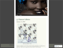 Tablet Screenshot of galleriamag.wordpress.com
