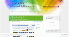 Desktop Screenshot of keyboarding.wordpress.com