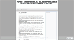 Desktop Screenshot of mitralestari.wordpress.com