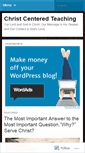 Mobile Screenshot of christcenteredteaching.wordpress.com