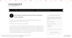 Desktop Screenshot of missboff.wordpress.com