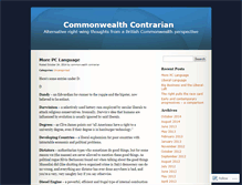 Tablet Screenshot of comcontrarian.wordpress.com