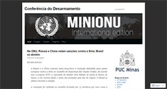 Desktop Screenshot of cdminionu.wordpress.com