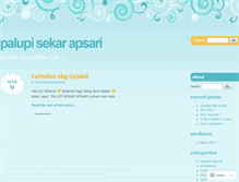 Tablet Screenshot of palupisekarapsari.wordpress.com