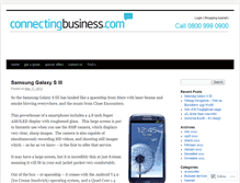 Tablet Screenshot of connectingbusiness.wordpress.com