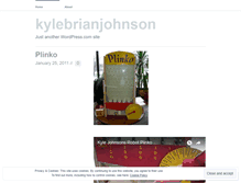 Tablet Screenshot of kylebrianjohnson.wordpress.com