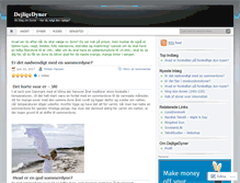 Tablet Screenshot of dejligedyner.wordpress.com