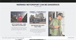 Desktop Screenshot of motorsportcanbedangerous.wordpress.com