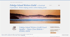 Desktop Screenshot of fidalgoislandwritersguild.wordpress.com