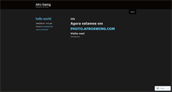 Desktop Screenshot of afroswing.wordpress.com
