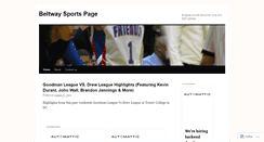 Desktop Screenshot of beltwaysportspage.wordpress.com