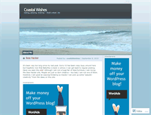 Tablet Screenshot of coastalwishes.wordpress.com