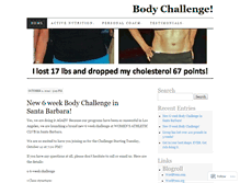 Tablet Screenshot of 90daybodychallenge.wordpress.com