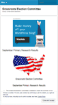 Mobile Screenshot of grelections.wordpress.com