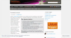 Desktop Screenshot of flumpedagog.wordpress.com