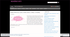 Desktop Screenshot of najvaznijevesti.wordpress.com