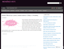 Tablet Screenshot of najvaznijevesti.wordpress.com