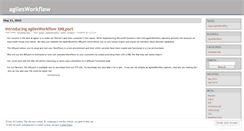 Desktop Screenshot of agilesworkflow.wordpress.com