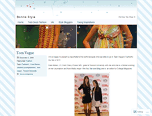 Tablet Screenshot of bonitastyle.wordpress.com