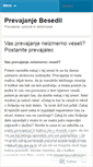 Mobile Screenshot of prevajanjeprevodi.wordpress.com