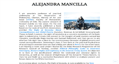 Desktop Screenshot of alejandramancilla.wordpress.com