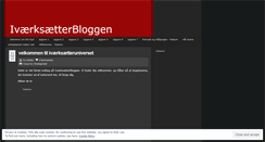 Desktop Screenshot of ivaerksaetter.wordpress.com