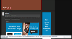 Desktop Screenshot of productosnovell.wordpress.com