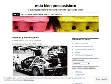 Tablet Screenshot of bienprecioso.wordpress.com