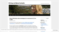 Desktop Screenshot of martacarballo.wordpress.com