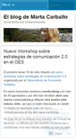 Mobile Screenshot of martacarballo.wordpress.com
