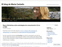 Tablet Screenshot of martacarballo.wordpress.com