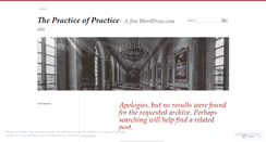 Desktop Screenshot of intentionalpractice.wordpress.com