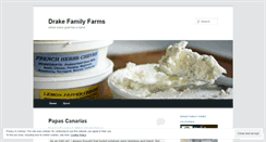 Desktop Screenshot of drakefamilyfarms.wordpress.com