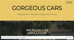 Desktop Screenshot of gorgeouscars.wordpress.com