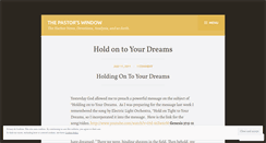 Desktop Screenshot of pastorsanes.wordpress.com